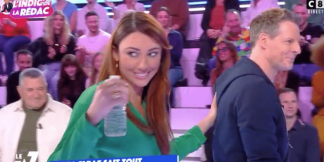 Delphine Wespiser choque Cyril Hanouna et Matthieu Delormeau avec ce geste obscène dans TPMP !