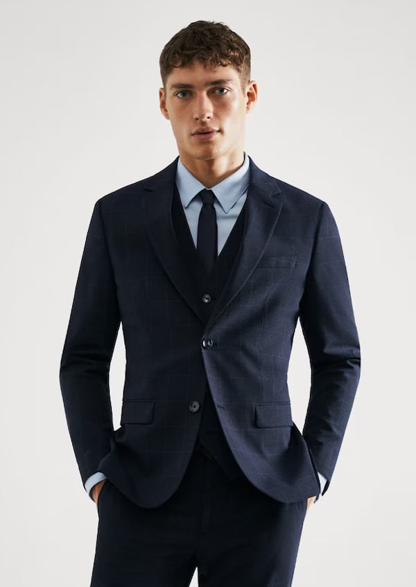 La veste de costume MANGO pour homme très élégante pour un look classe ...