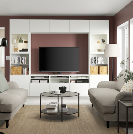 Ensemble meuble TV Ikea BESTA