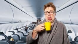 Ne buvez plus de café ou thé à bord d’un avion vous risquez de tomber malade