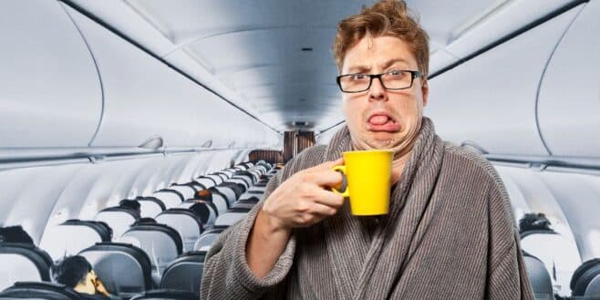 Ne buvez plus de café ou thé à bord d’un avion vous risquez de tomber malade