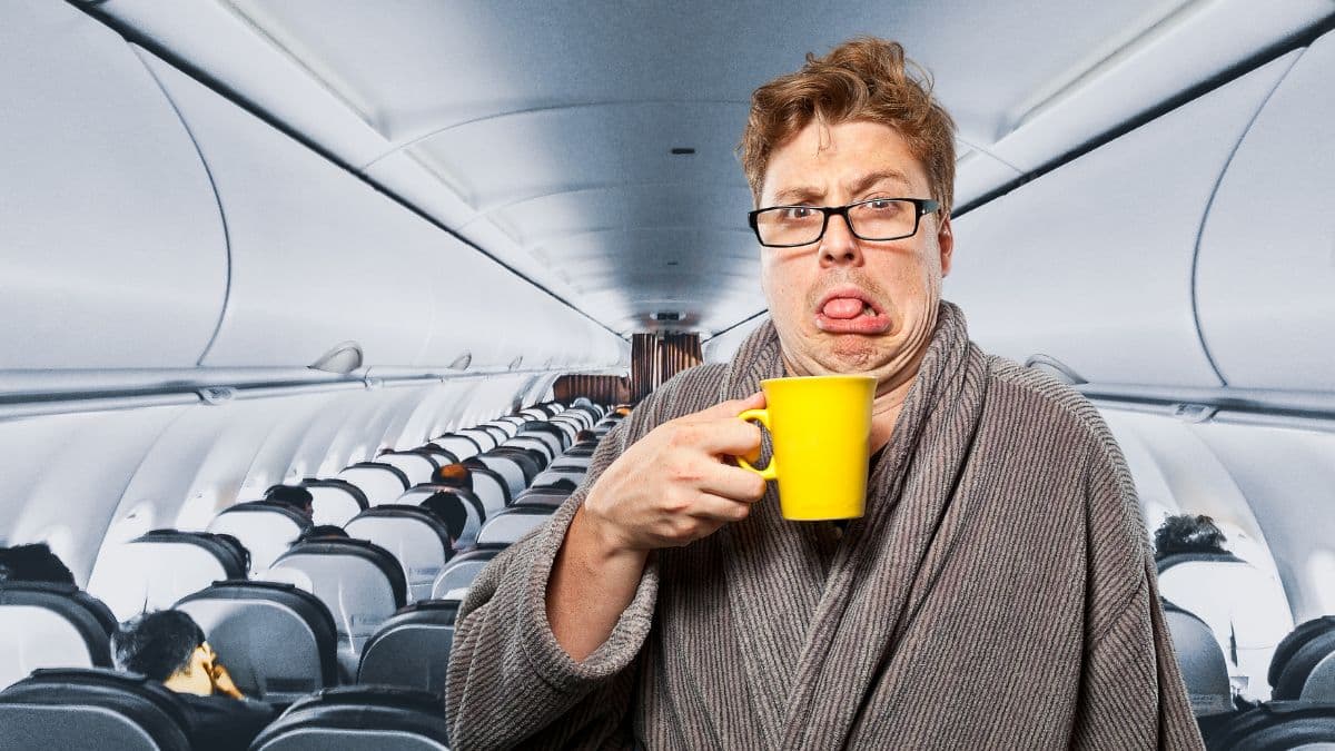 Ne buvez plus de café ou thé à bord d’un avion vous risquez de tomber malade