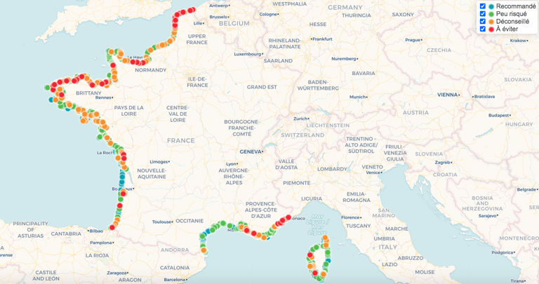 Attention à l'épidémie de gastro-entérite sur 109 plages françaises