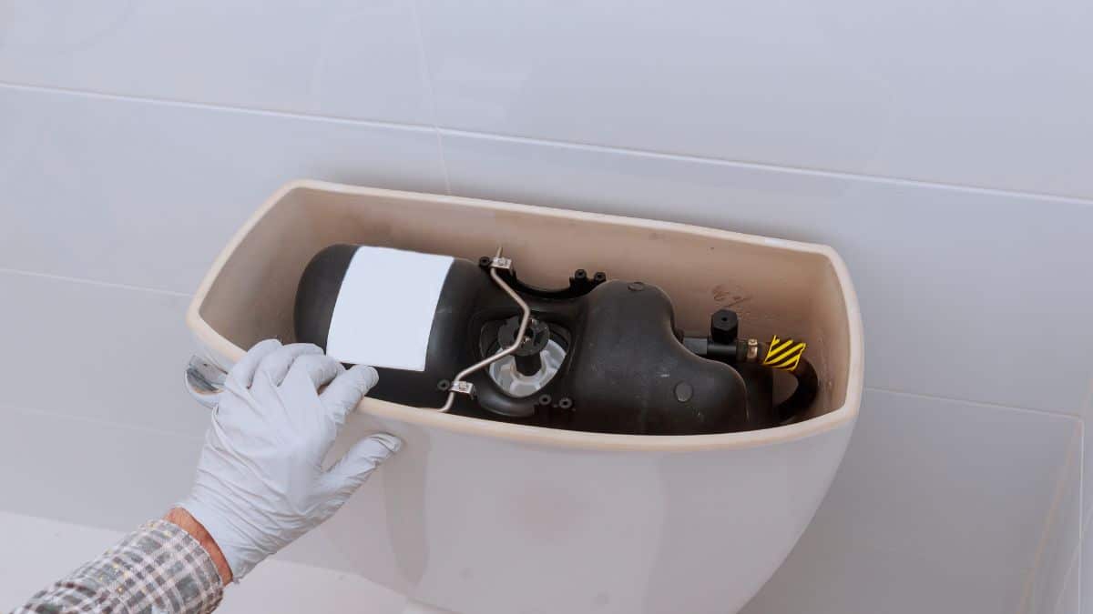 Éliminer le calcaire du réservoir des toilettes avec 2 ingrédients