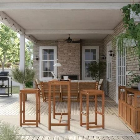 La table haute Ikea idéale pour transformer votre terrasse en salon