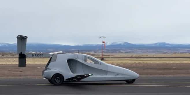 Ce modèle de voiture futuriste décolle en 3 minutes et peut voler sur plus de 800 kilomètres