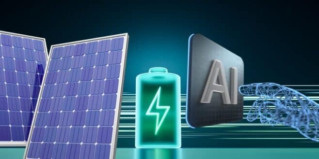 Panneau solaire et batterie créés par l'intelligence artificielle avec la création de nouveaux matériaux